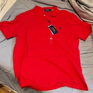 Polo by Ralph Lauren Men's Classic Red Polo Shirt